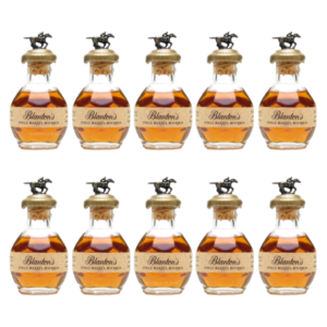 Blanton's Miniature Bourbon 50ml 10 Pack Shot Bundle