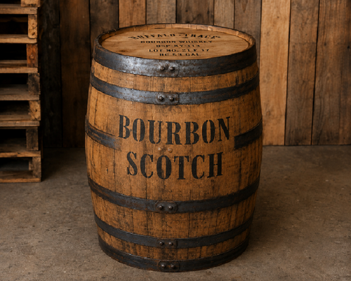 Bourbon scotch barrel