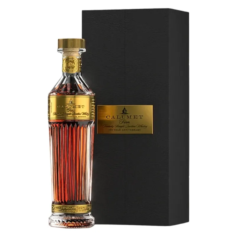 CalumetFarm18YearBourbonTrophyDecanter100thAnniversary