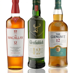 Scotch Entry Flight | Macallan 12, Glenlivet 12 & Glenfiddich 12 Bundle
