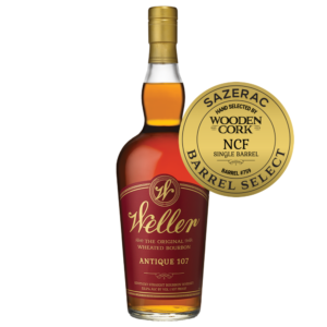 W.L. Weller Antique 107 Non-Chill Filtered Pick by Wooden Cork